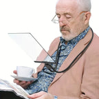 Magnifying Glass Hands-Free Flexible Neck Wide Lens