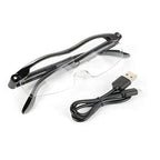 Magnifying Glasses Adjustable LED Light USB Rechargeable Hands Free