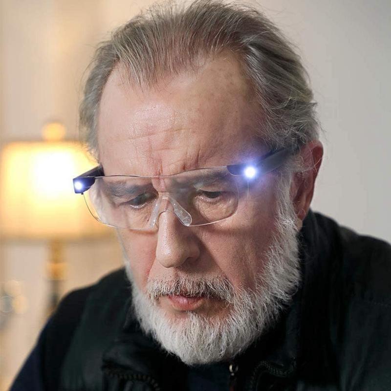 Magnifying Glasses Double-Focus Dual LED USB Rechargeable