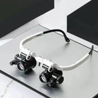 Magnifying Headset Hands-Free Adjustable LED Three Lenses
