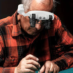 Magnifying Headset Up To 23x Dual LED Flip-Up Lenses
