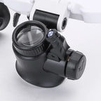 Magnifying Headset Up To 23x Dual LED Flip-Up Lenses