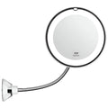 Magnifying Makeup Mirror 10X LED Lighting & Suction Base