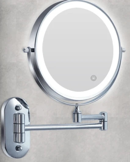 Magnifying Mirror Rechargeable LED Dimmable 8 Inch