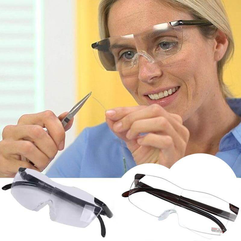 Magnifying Reading Glasses 2.5x Magnification Optical Hands-Free