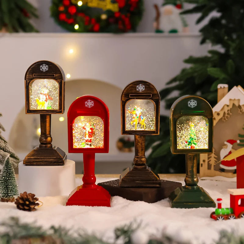 Mailbox Decoration Illuminated LED Tabletop Durable Plastic