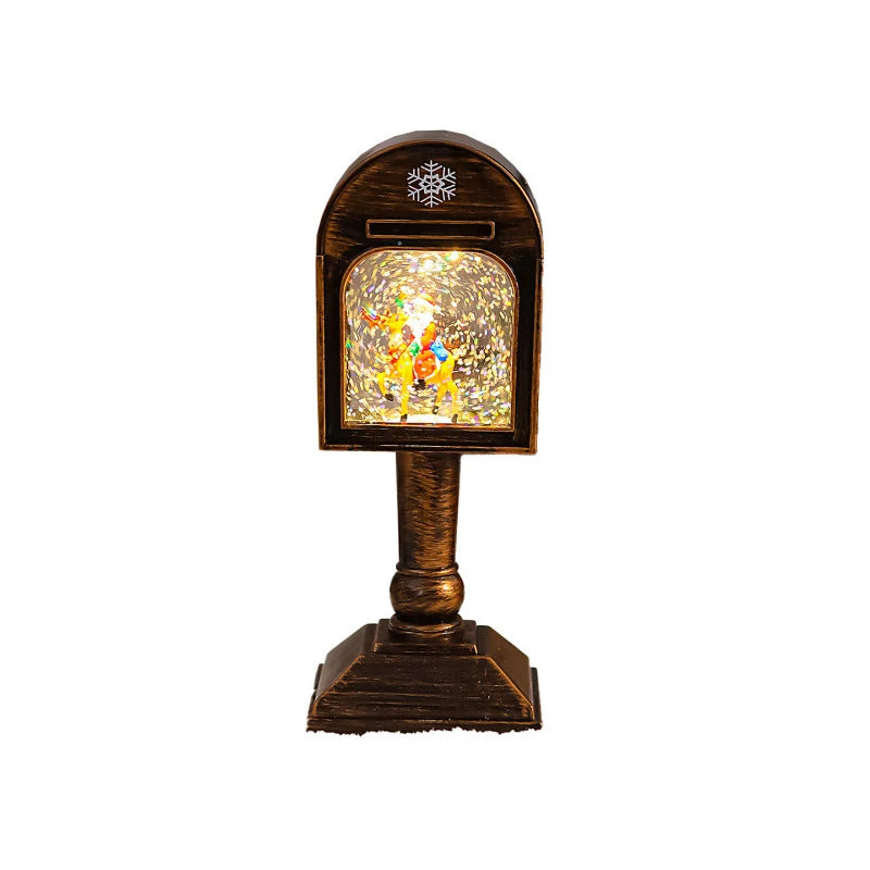 Mailbox Decoration Illuminated LED Tabletop Durable Plastic