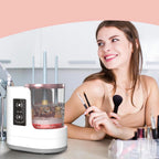Makeup Brush Cleaner High-Speed Spinning Multiple Collars