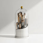 Makeup Brush Organizer 360° Rotating Dustproof Cover