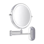 Makeup Mirror 10x Magnification 3-Mode LED USB-C Rechargeable
