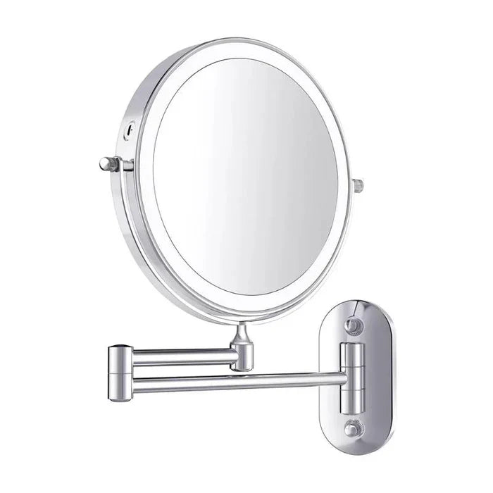 Makeup Mirror 10x Magnification 3-Mode LED USB-C Rechargeable