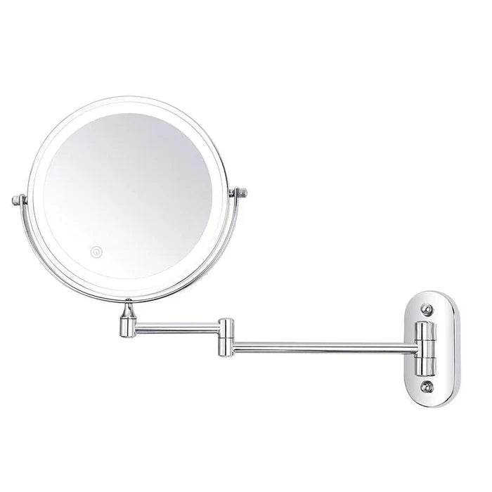 Makeup Mirror 10x Magnification 3-Mode LED USB-C Rechargeable