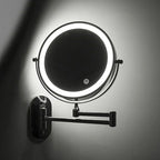 Makeup Mirror 10x Magnification 3-Mode LED USB-C Rechargeable