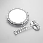 Makeup Mirror 10x Magnification 3-Mode LED USB-C Rechargeable