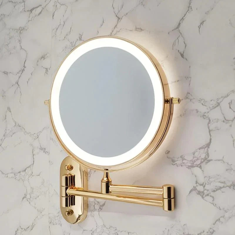 Makeup Mirror 10x Magnification 3-Mode LED USB-C Rechargeable