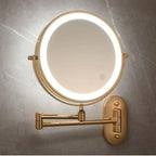 Makeup Mirror 10x Magnification 3-Mode LED USB-C Rechargeable