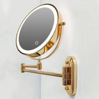 Makeup Mirror 10x Magnification 3-Mode LED USB-C Rechargeable
