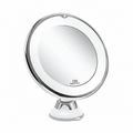 Makeup Mirror 10x Magnification LED Lighting & Adjustable Angle