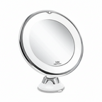Makeup Mirror 10x Magnification LED Lighting & Adjustable Angle