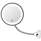 Makeup Mirror 10x Magnification LED Suction Base