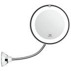Makeup Mirror 10x Magnification LED Suction Base