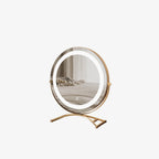 Makeup Mirror 360 Degree Rotating Tri-Tone LED Rechargeable