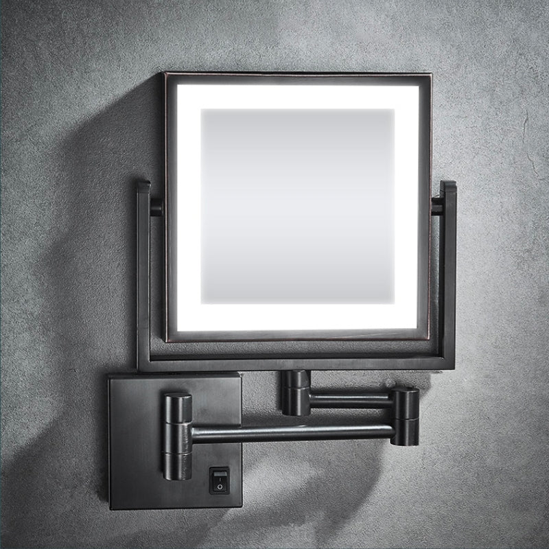 Makeup Mirror Dual Magnification 360° Rotation USB-C Rechargeable