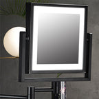 Makeup Mirror Dual Magnification 360° Rotation USB-C Rechargeable