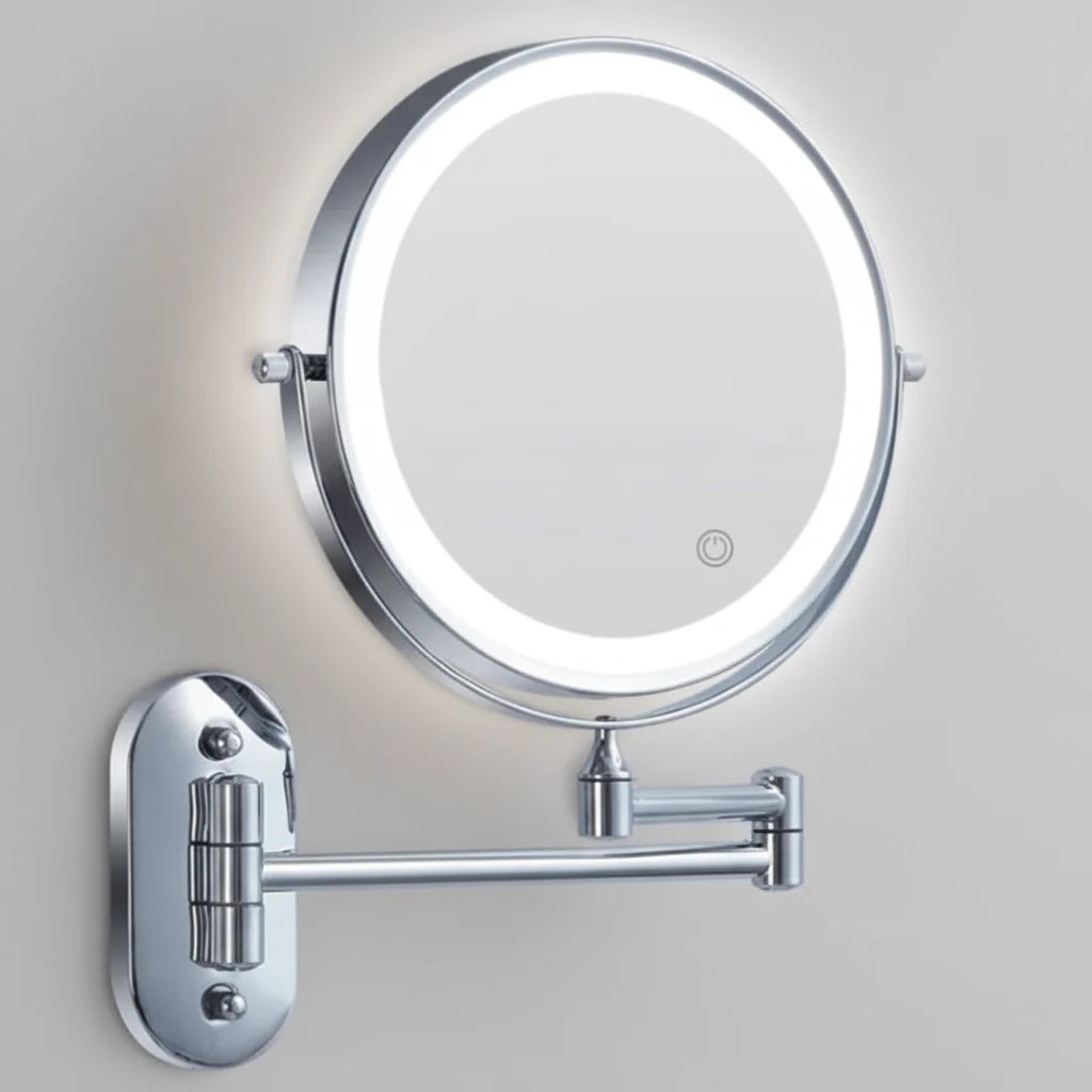 Makeup Mirror Magnifying Adjustable LED & Rechargeable
