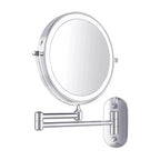 Makeup Mirror Touch-Controlled LED Rechargeable 10x Magnification