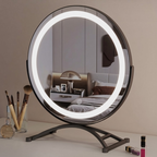 Makeup Mirror Tri-Tone Light 360 Degree Rotation Rechargeable