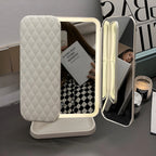 Makeup Mirror Triple-Panel 2x 3x Magnification LED Rechargeable