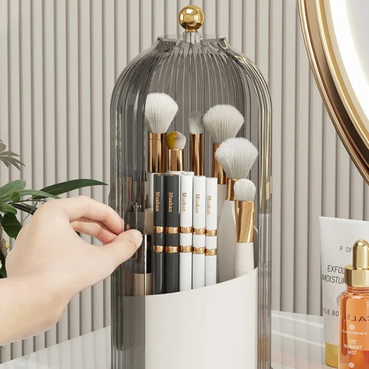 Makeup Organizer 360° Rotating Transparent Acrylic Waterproof & Dustproof