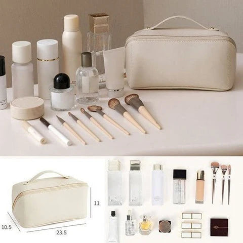 Makeup Organizer Bag Multiple Compartments Compact & Lightweight