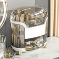 Makeup Organizer Clear Lid Water-Resistant Ergonomic Handle
