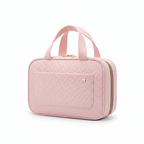 Makeup Organizer Lay-Flat Spill-Proof Vegan Leather