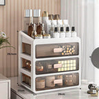 Makeup Organizer Multi-Compartment Durable Plastic