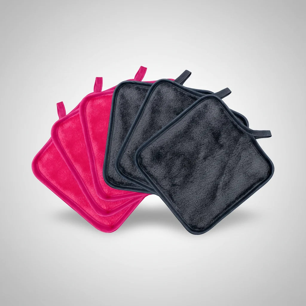 Makeup Remover Pads Gentle Flannel Reusable 12 Pack