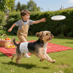 Male Dog Belly Band Leakproof Wetness Indicator Adjustable Fit