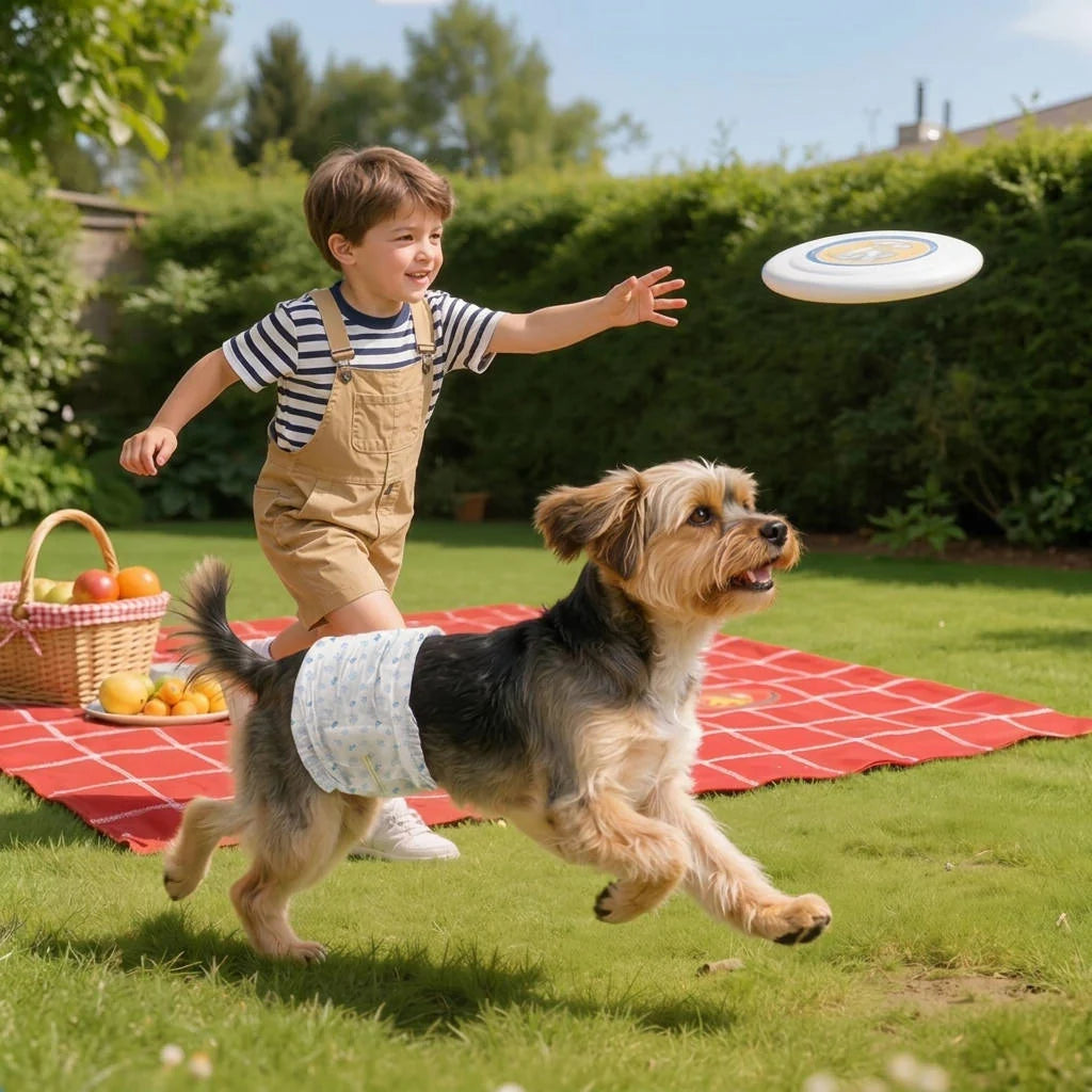 Male Dog Belly Band Leakproof Wetness Indicator Adjustable Fit