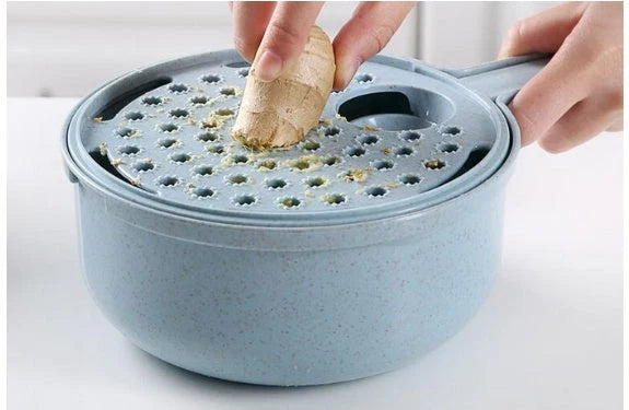 Mandoline Slicer 8-in-1 Stainless Blades & Hand Guard