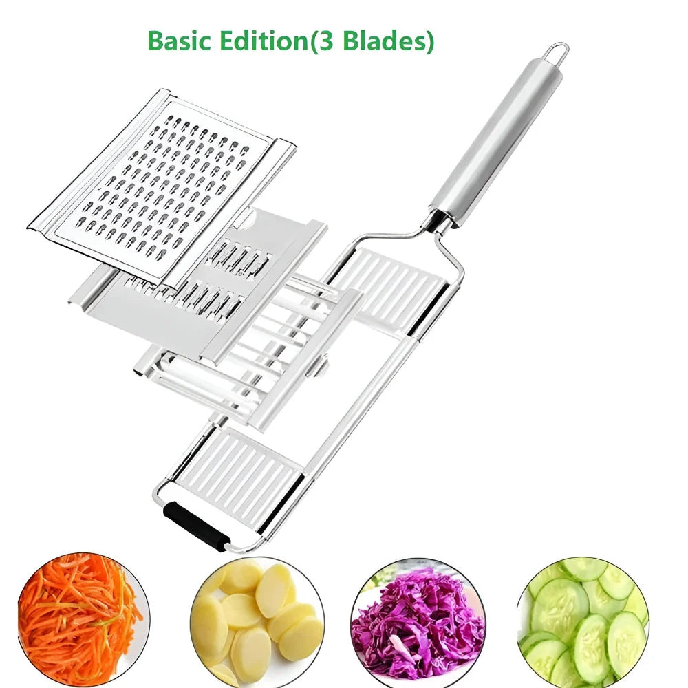 Mandoline Slicer Interchangeable Stainless Steel Blades
