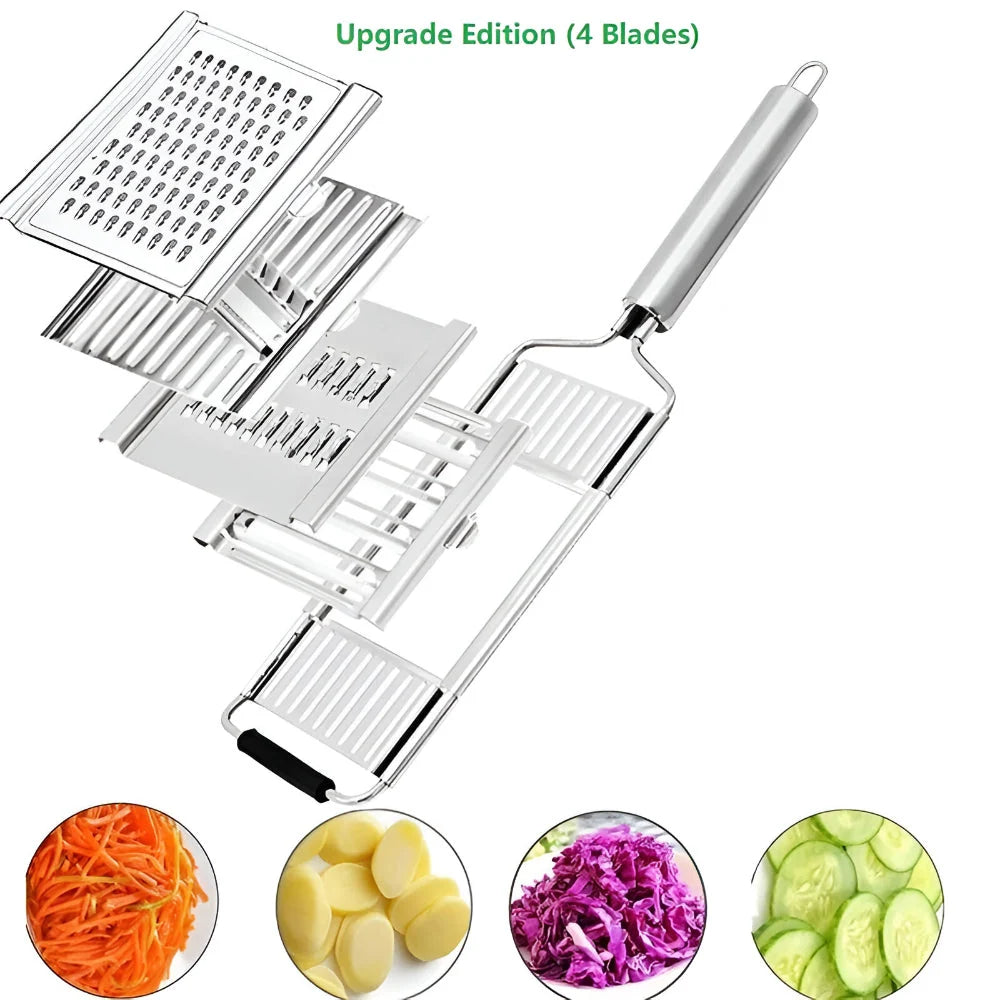 Mandoline Slicer Interchangeable Stainless Steel Blades