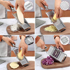 Mandoline Slicer Interchangeable Stainless Steel Blades