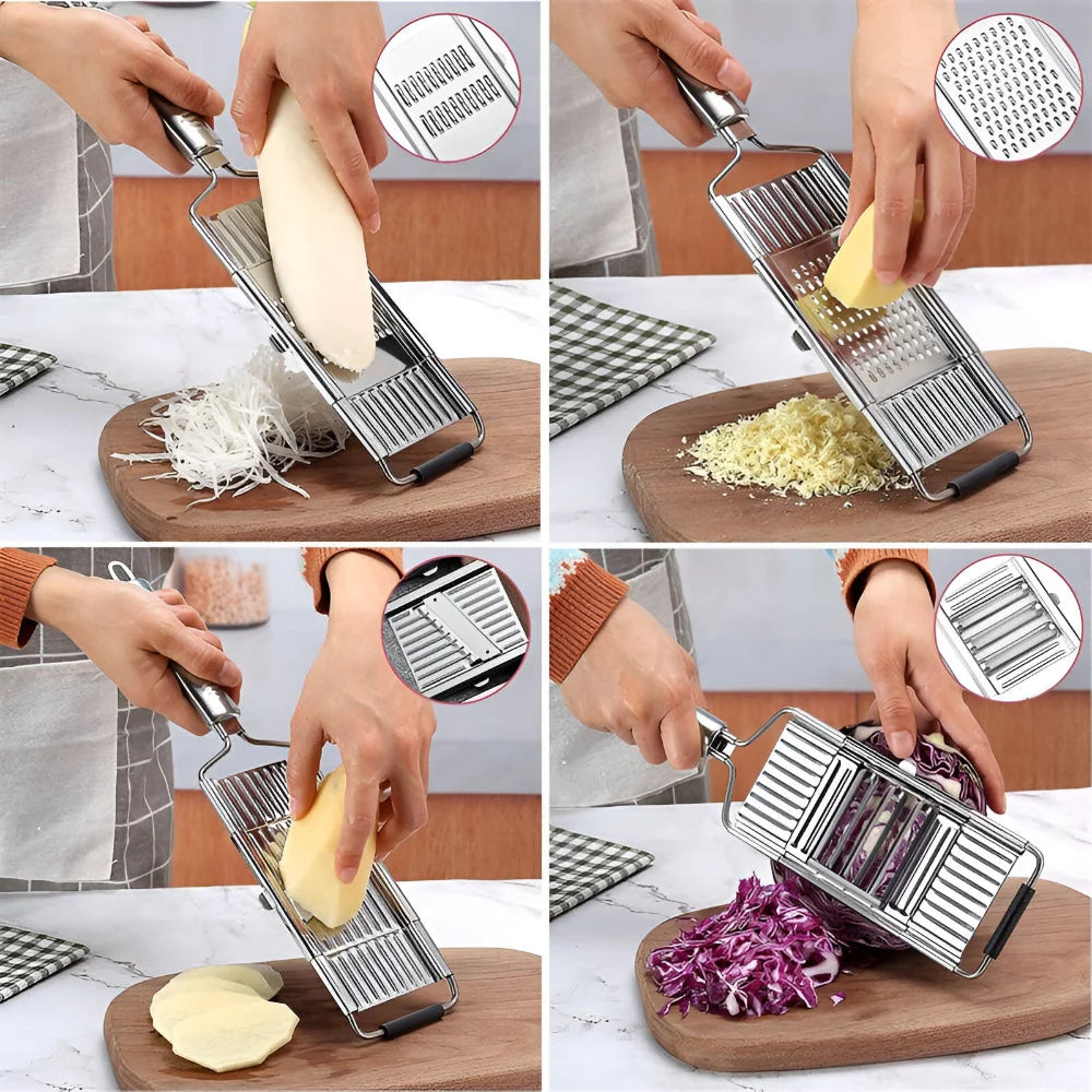 Mandoline Slicer Interchangeable Stainless Steel Blades
