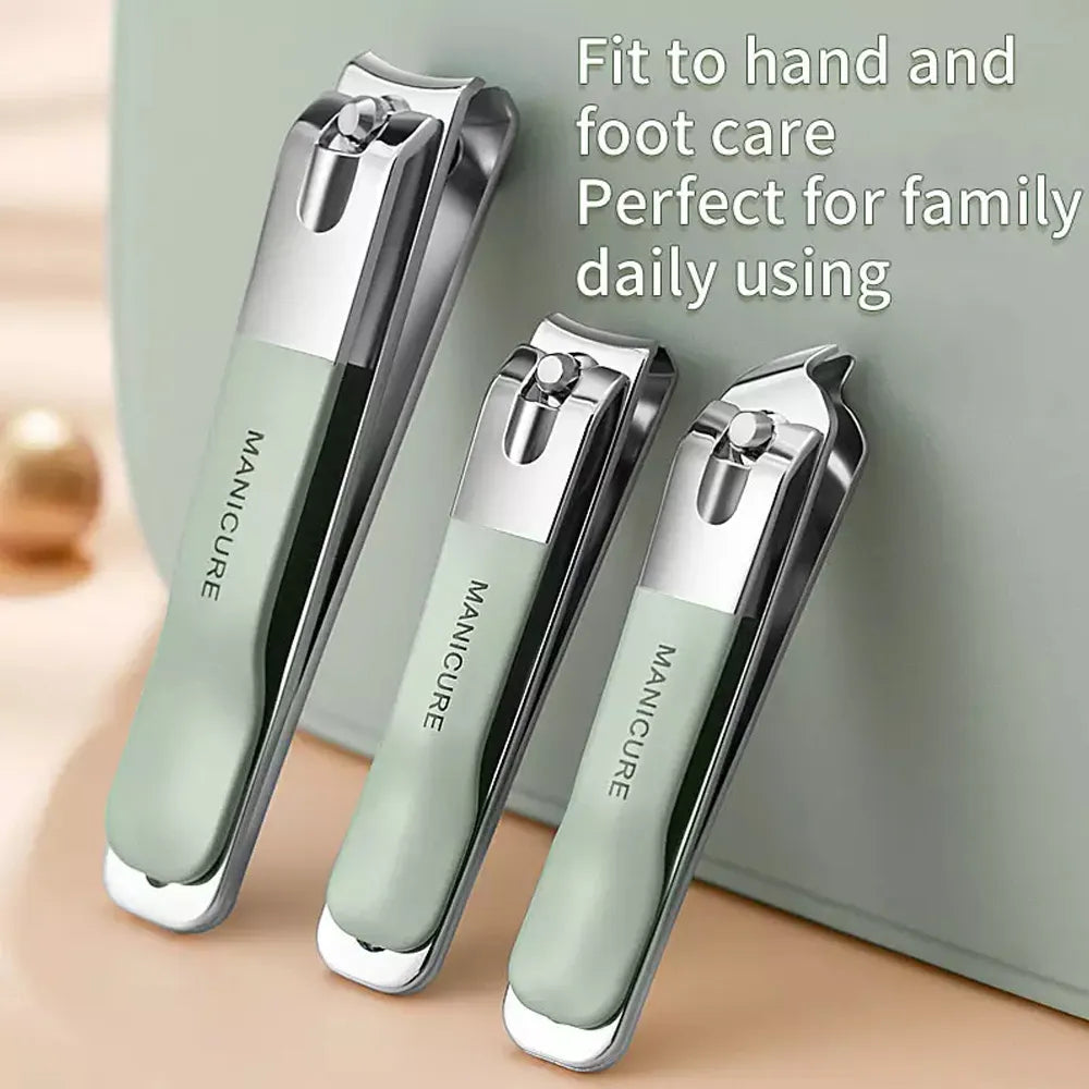 Manicure & Pedicure Set 18-Piece Stainless Steel Compact Case