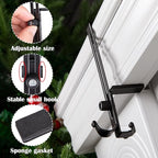 Mantel Stocking Holder Cantilever Grip & Dual Hooks