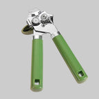 Manual Can Opener Stainless Steel Cutting Wheel & Bottle Opener