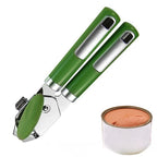 Manual Can Opener Stainless Steel Cutting Wheel & Bottle Opener