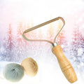 Manual Lint Remover Copper Head & Wooden Handle